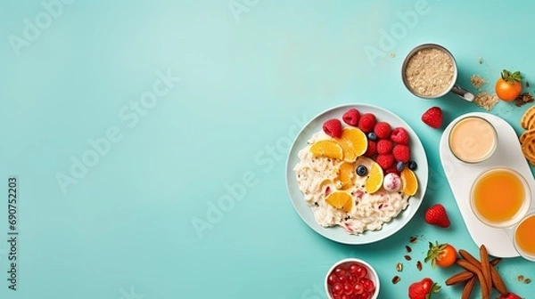 Obraz breakfast on a table