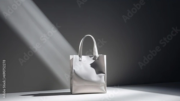 Obraz white shopping bag