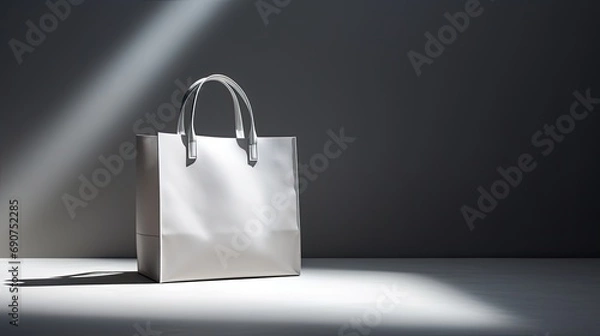Obraz white paper bag