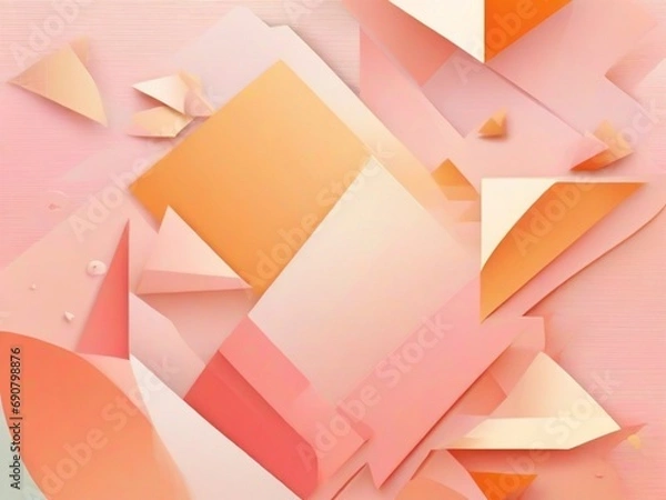 Fototapeta abstract background in Peach Fuzz colors