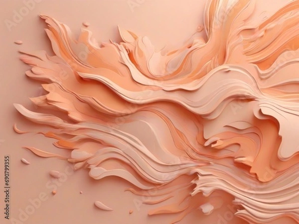 Fototapeta abstract background in Peach Fuzz colors