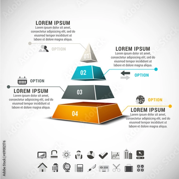 Obraz Infographic