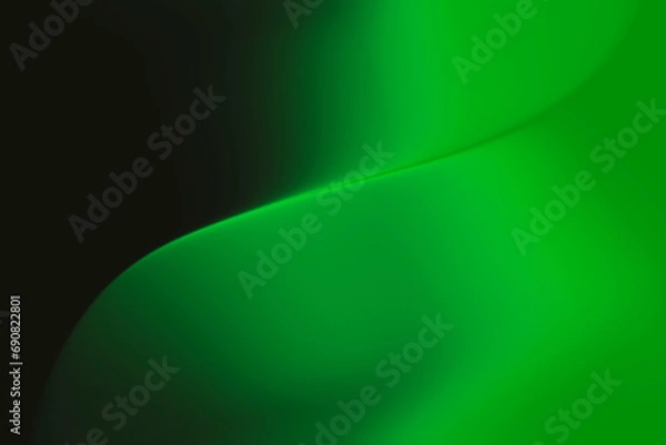 Fototapeta green and black gradient background. web banner design. dynamic background with degrade effect in green