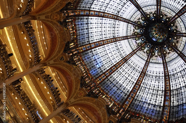 Obraz Galeries Lafayette- Paris