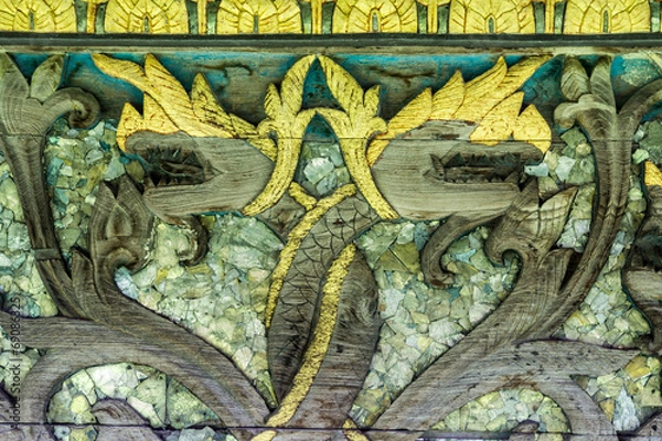 Obraz ancient wood plate