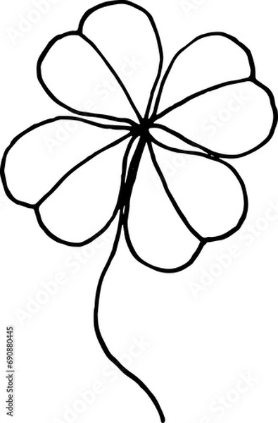 Obraz Hand drawn elements illustration