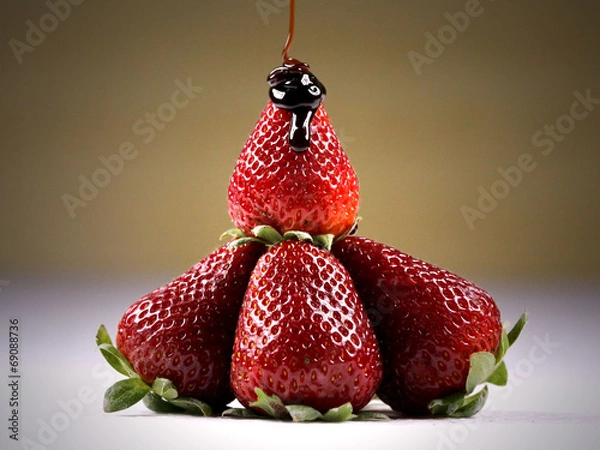 Obraz Morango com Chocolate