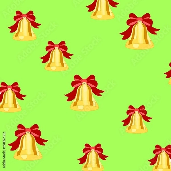 Obraz christmas seamless pattern