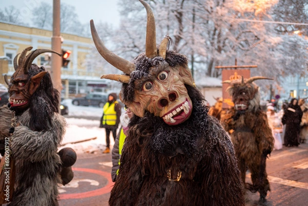 Obraz Perchten, Krampuss, Brauchtum