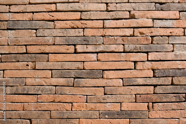 Obraz old red brick wall texture background
