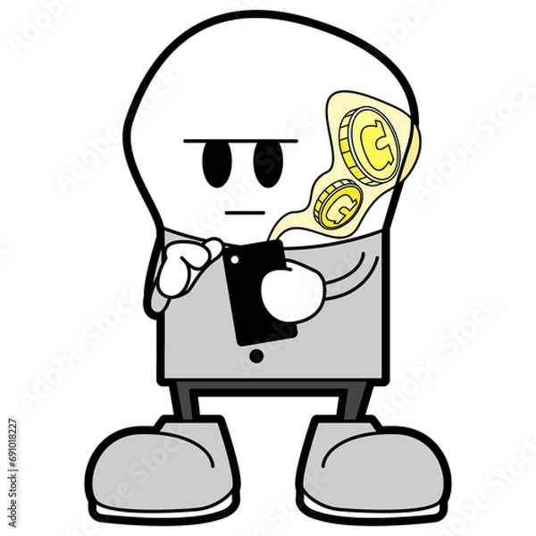 Fototapeta モンスターとポイント