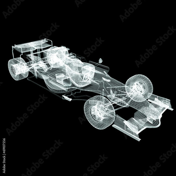 Fototapeta Formula One Mesh