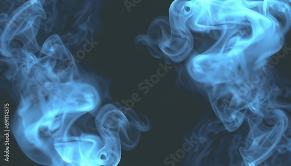 Fototapeta Smok texture of trendy abstract background. Creative flowing dynamic smoky wave.
