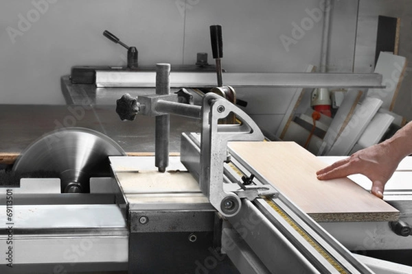 Obraz Rotating saw blade