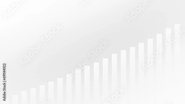 Fototapeta Abstract graph chart of stock market trade background.