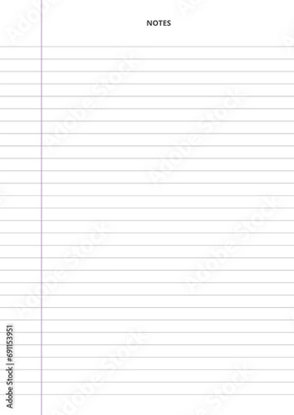 Fototapeta notebook paper