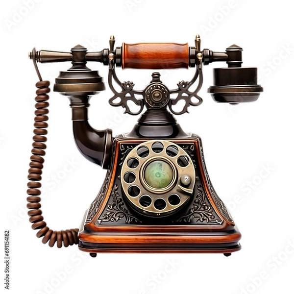 Fototapeta old telephone