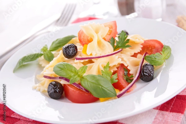 Fototapeta pasta salad