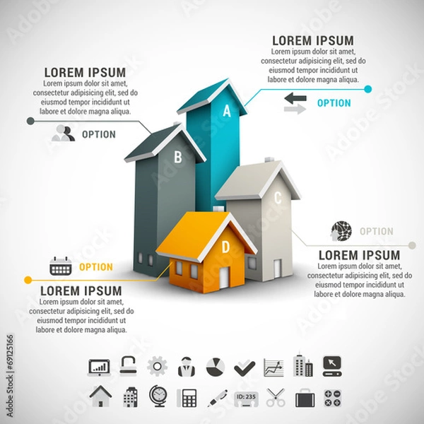Obraz Infographic