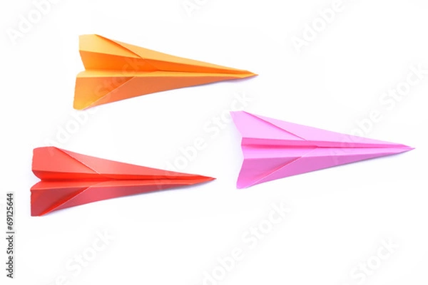 Fototapeta paper plane