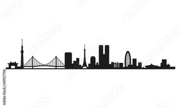 Fototapeta Skyline Tokyo