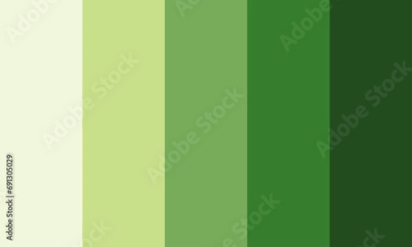 Fototapeta parrot green color palette. abstract background with green stripes