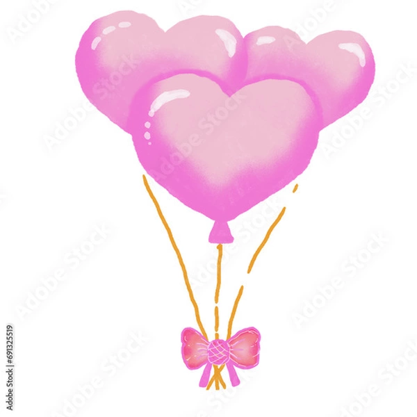 Obraz heart balloon
