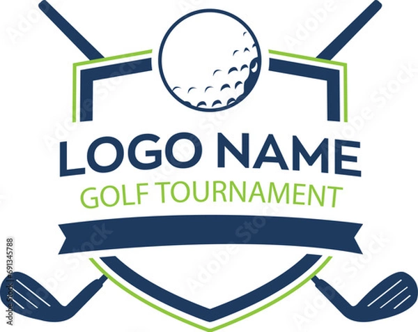 Obraz  golf template logo design for golf club