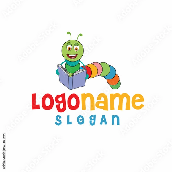 Obraz kids logo design vector