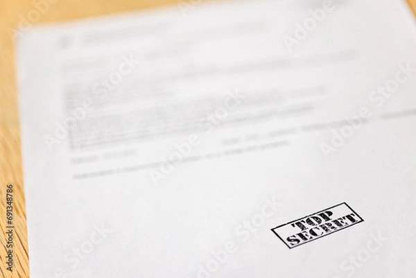 Obraz Top secret documents