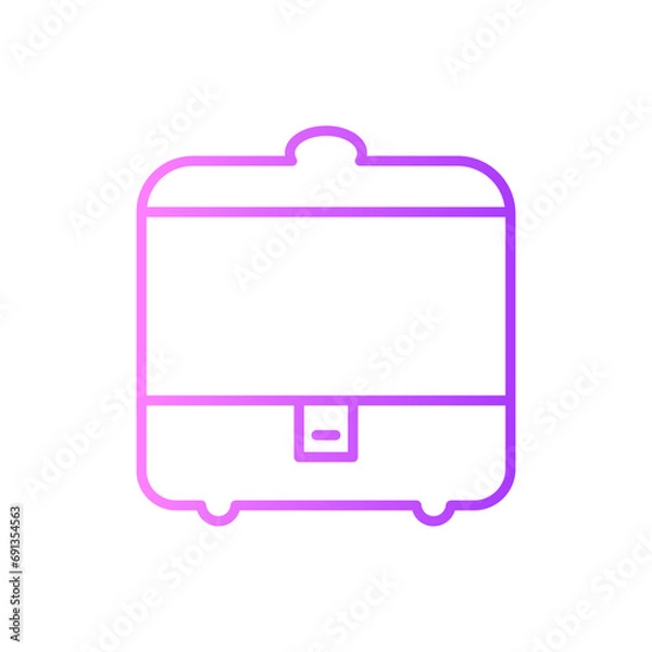 Fototapeta rice cooker gradient icon