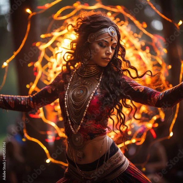 Fototapeta shakti dancer 3