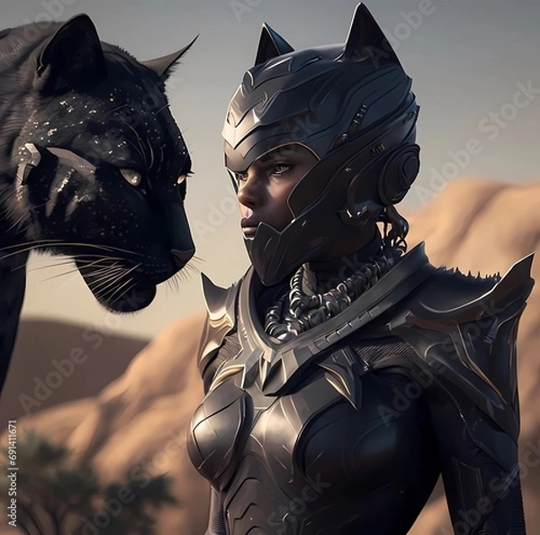 Obraz Black panther
