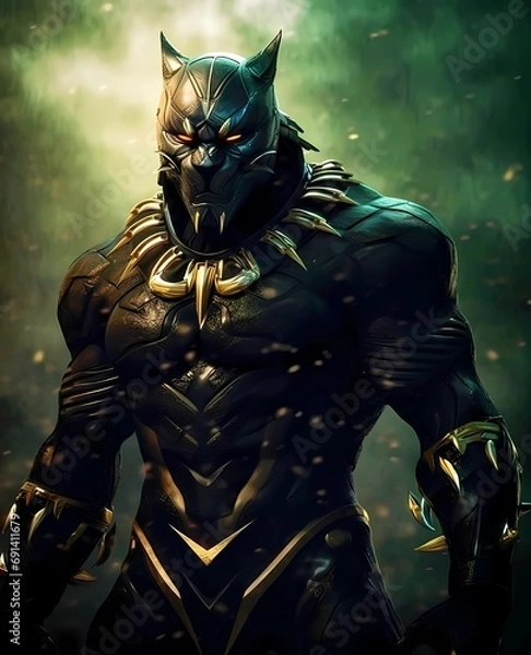 Obraz Black panther