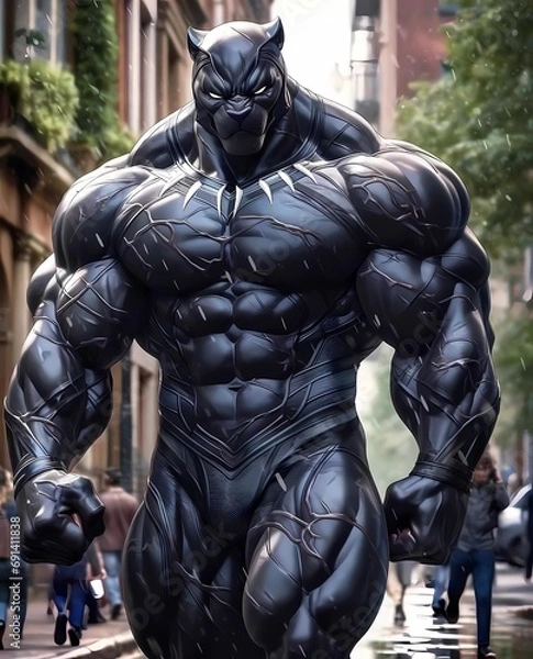 Obraz Black panther