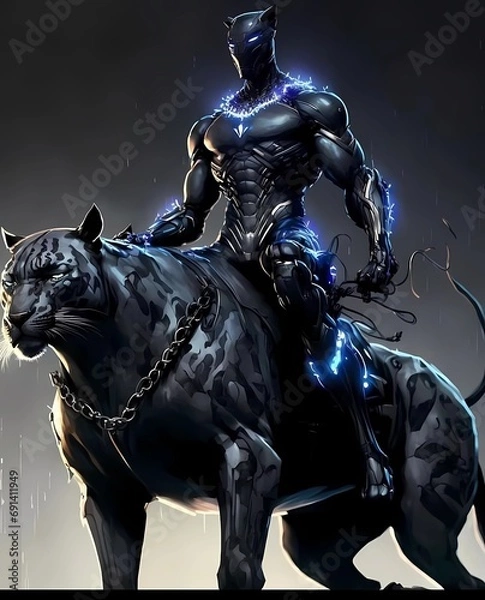 Obraz Black panther