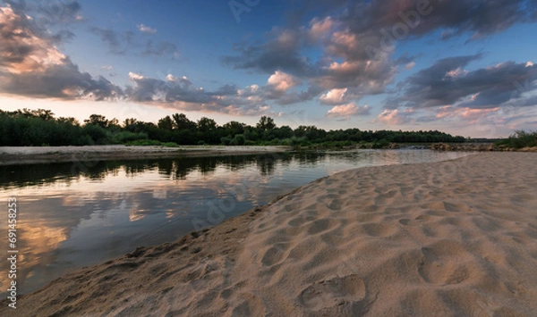 Fototapeta Plaża nad Wisłą