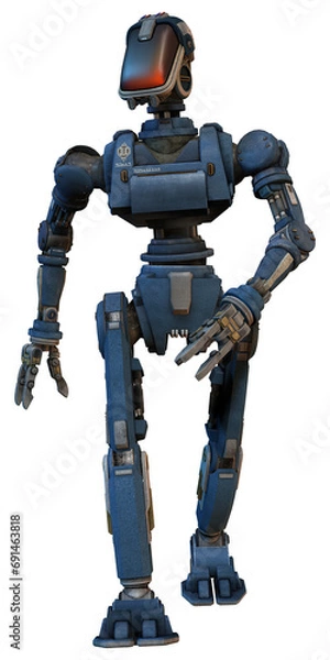 Fototapeta Robot Walking