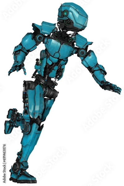 Fototapeta Robot running