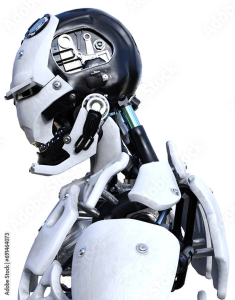 Fototapeta Robot Head and shoulders