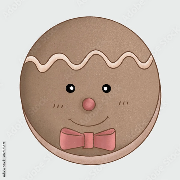 Obraz Christmas Decorated Cookies gingerbread