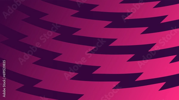 Obraz Zigzag Purple Background. EPL Premier League thumbnail video print web background.
