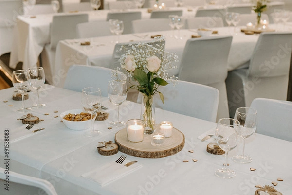 Obraz Wedding Guest Table Decoration