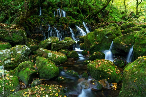 Fototapeta 元滝伏流水 秋田県にかほ市観光名所