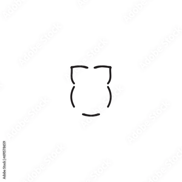 Obraz Shield icon. Simple style bank big sale poster background symbol. Shield bank brand logo design element. Shield t-shirt printing. Vector for sticker.