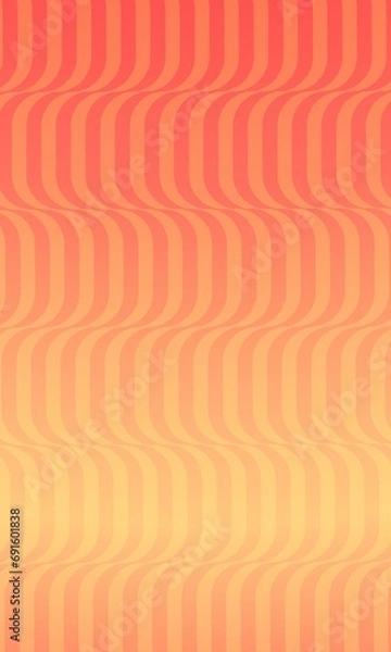 Fototapeta vertical pink and orange curved stripes. a red linear pattern that transitions from dark to light. abstract vertical cover. smartphone design.