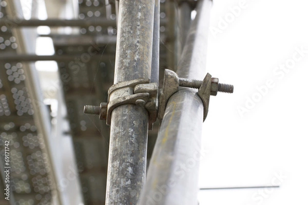 Fototapeta scaffolding elements