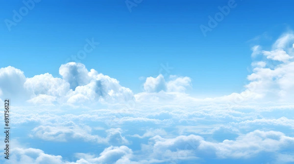 Obraz 雲海　背景素材