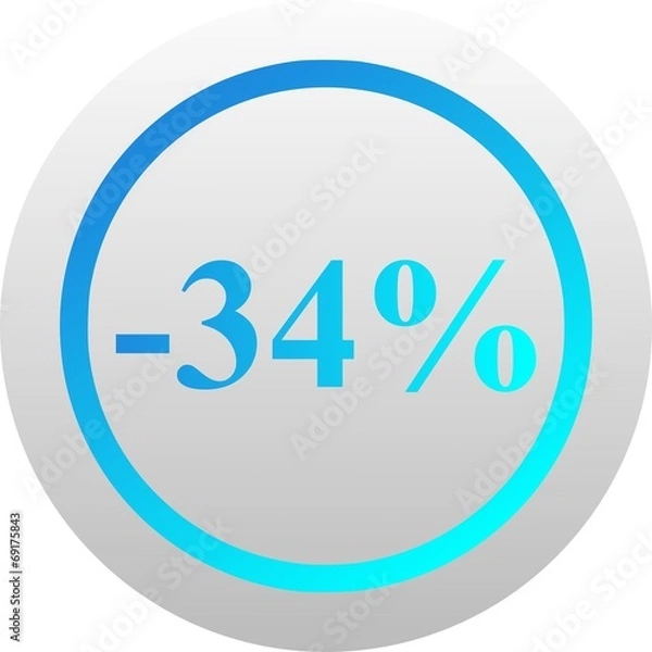 Fototapeta Sales icon (vector)