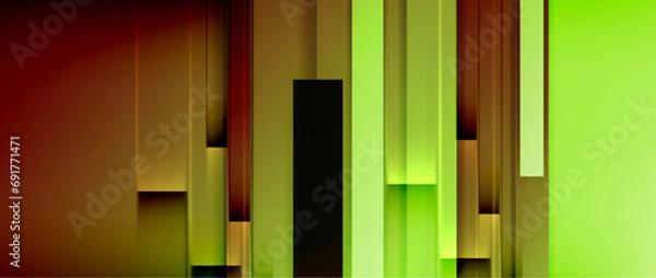 Fototapeta Lines dynamic geometric background. Vector illustration For Wallpaper, Banner, Background, Card, Book Illustration, landing page